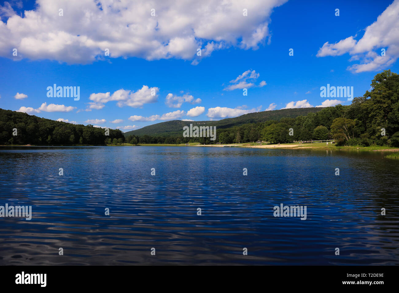 Greenbrier See in Maryland, USA. Stockfoto