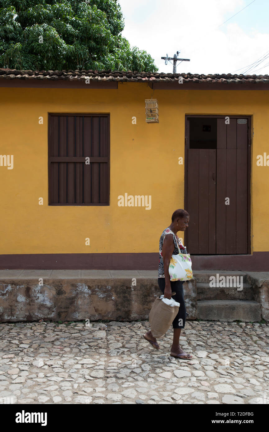 Street Scene Trinidad, Kuba Stockfoto
