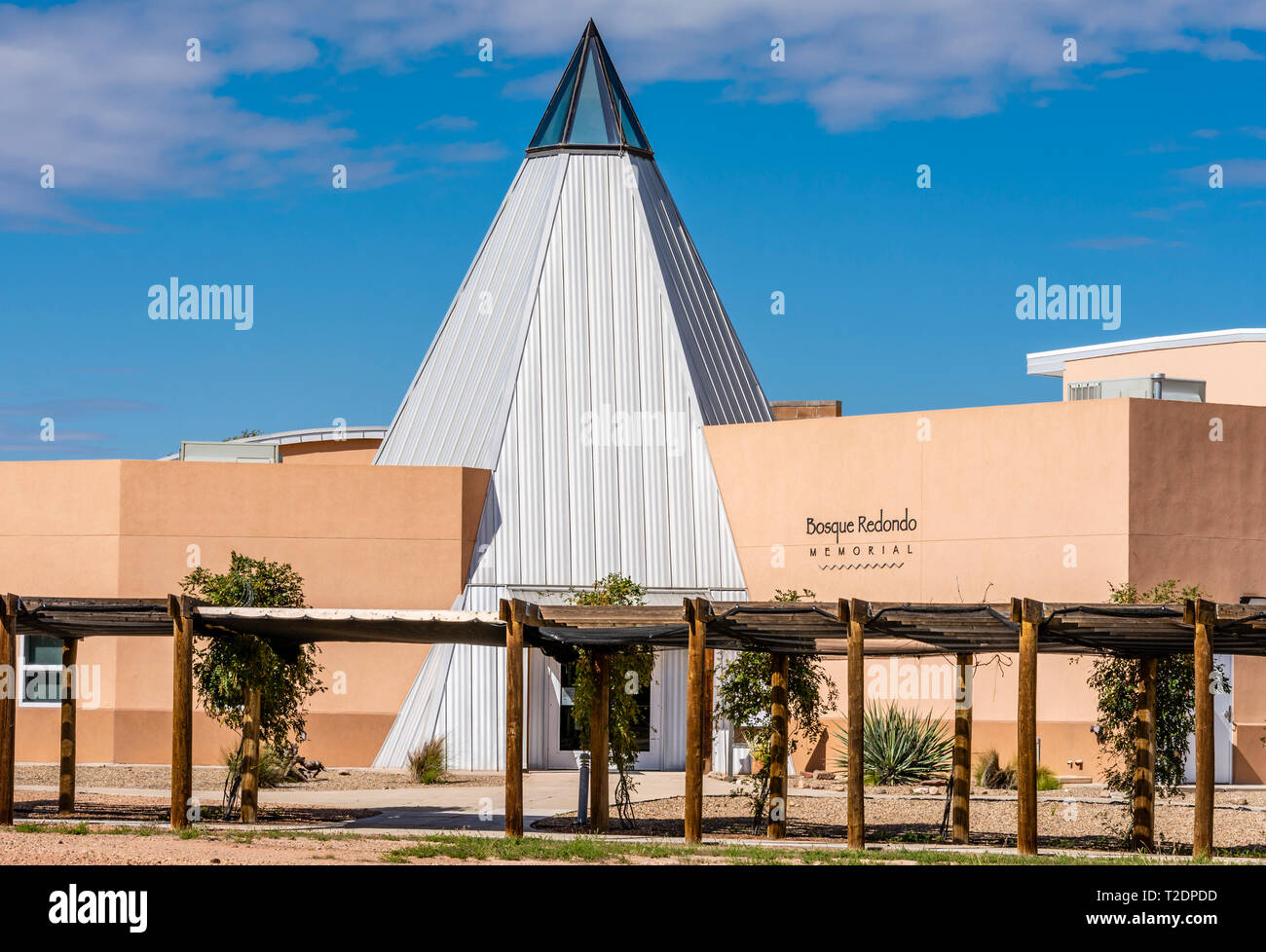 Bosque Redondo Memorial State Historic Site in Fort Sumner, New Mexico, USA Stockfoto
