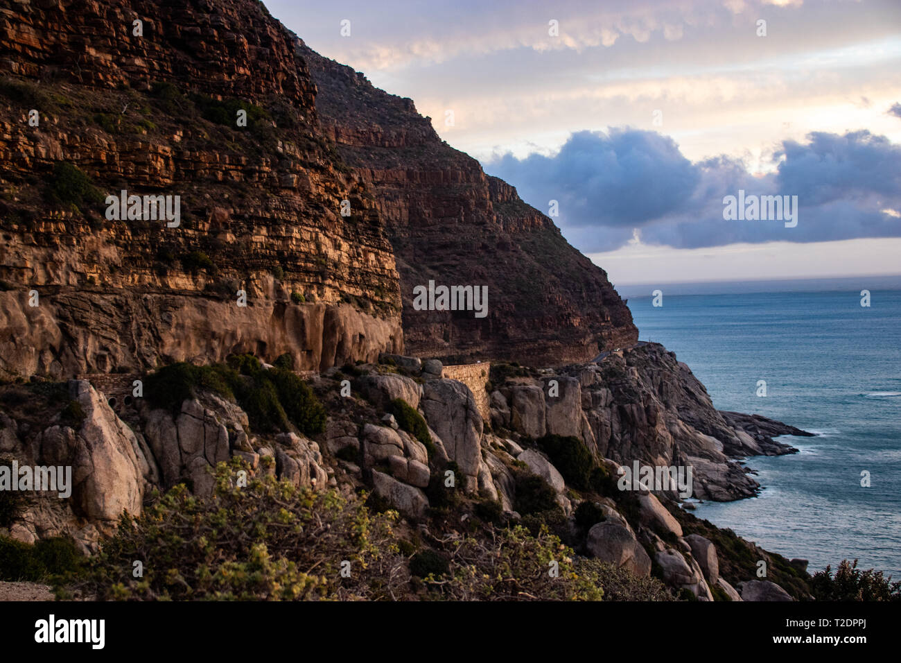 Chapmans Peak Drive. Coastal Highway, Südafrika Stockfoto