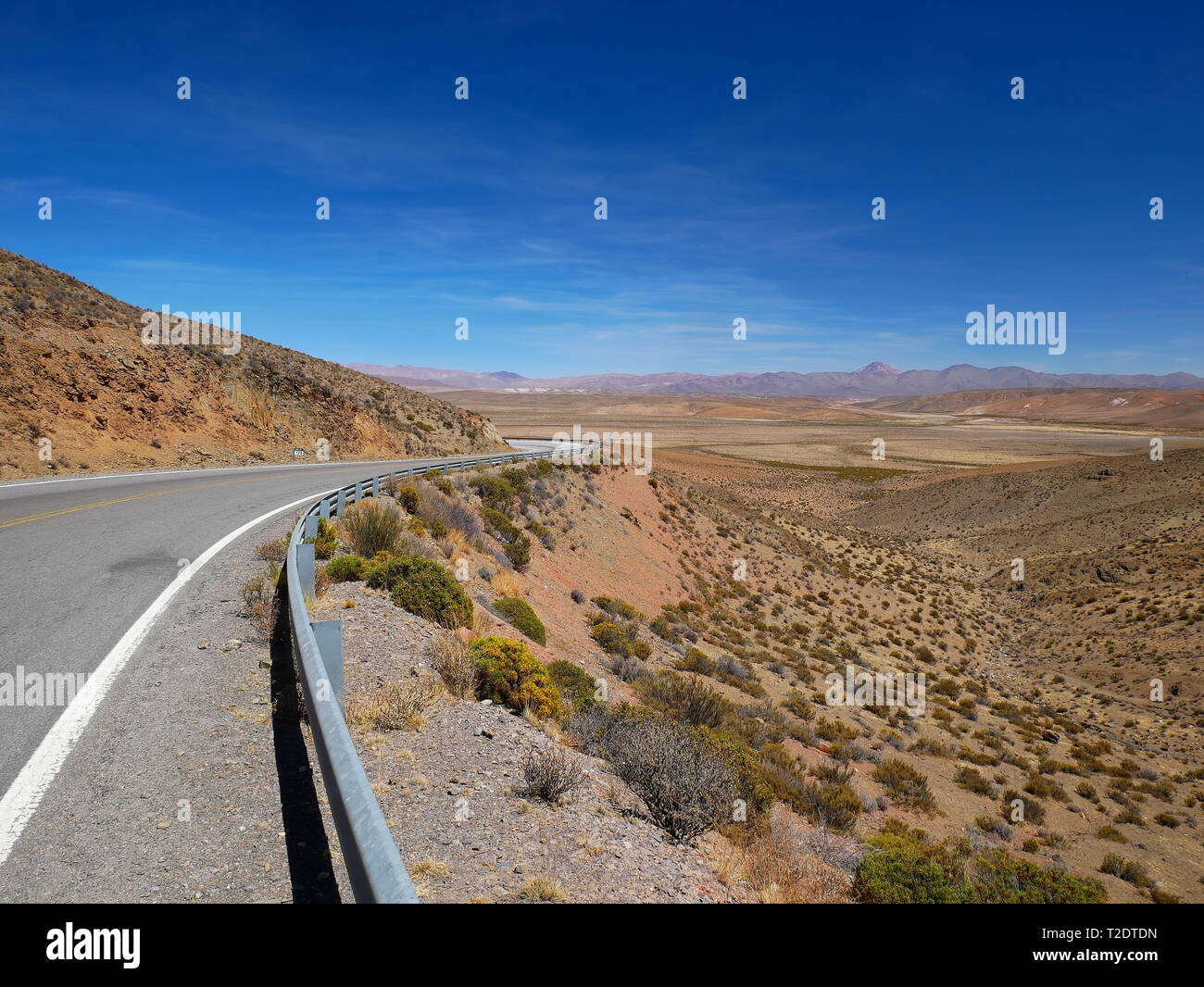 Anden Altiplano in der Nähe von San Antonio de los Cobres, Argentinien Stockfoto