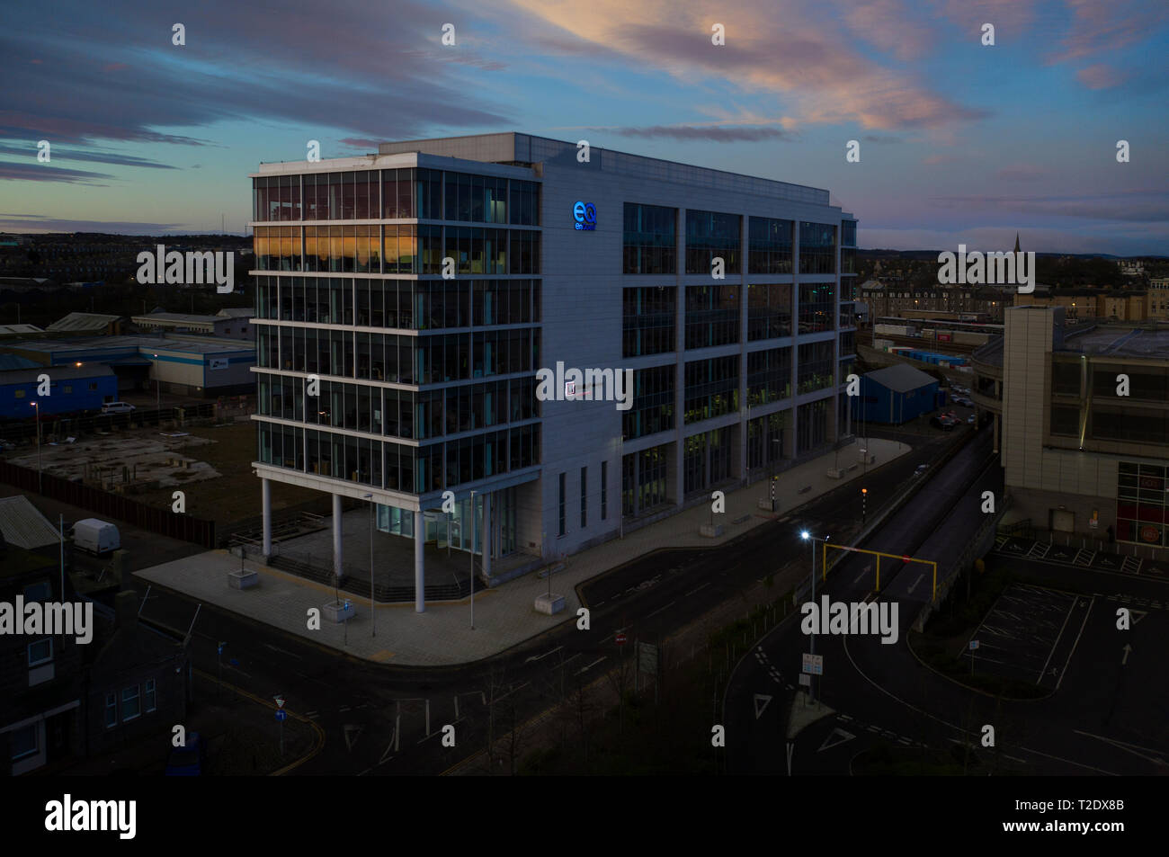 Annan House, Aberdeen City Centre Büro Baustein für Öl- und Gasunternehmen. Stockfoto