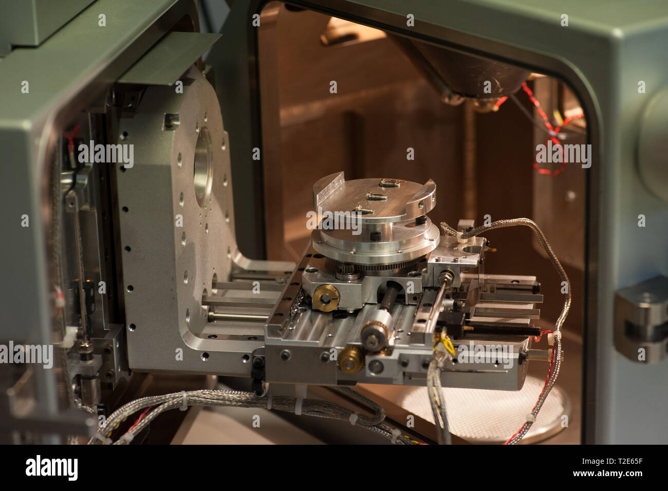 Elektronenmikroskop Stockfoto