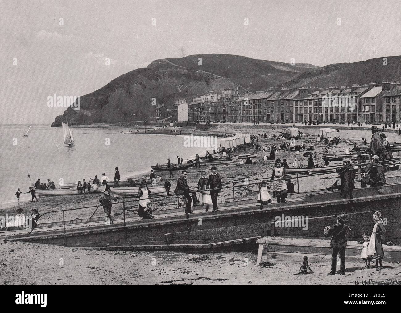 Aberystwyth Stockfoto