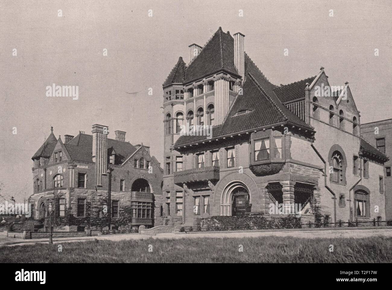 Riverside Drive und Hundert und der Achten Straße; Residence Samuel G. Bayne Stockfoto