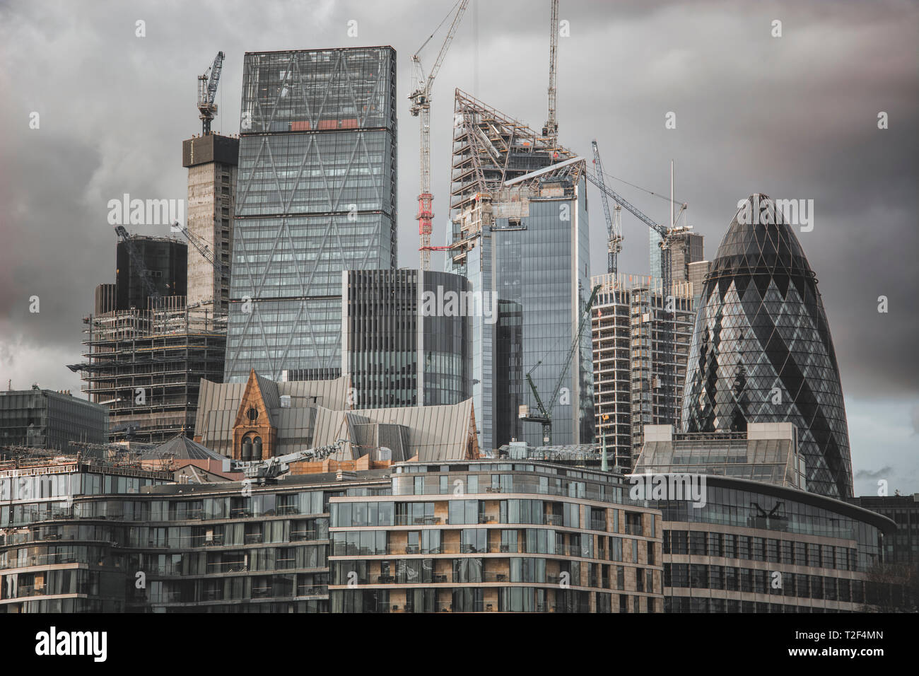 Moderne Szene in London Stockfoto