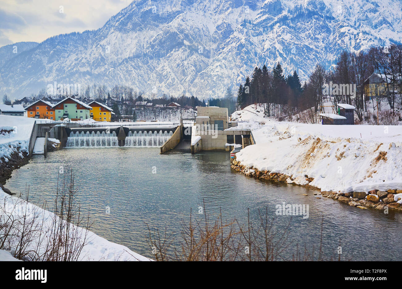 Traun Fluss Im Winter Stockfotos und bilder Kaufen Alamy