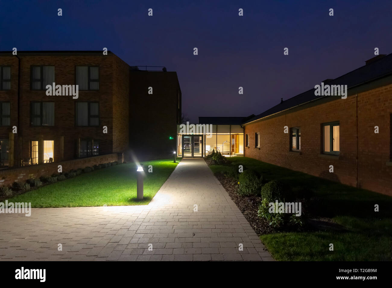 Studley Castle Hotel, Warwickshire Stockfoto