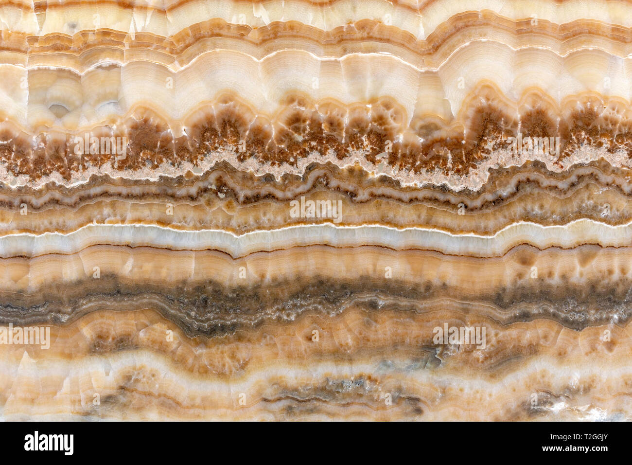 Gold und weiß gemusterten echten natürlichen Marmor Stein Textur Hintergrund für Produktdesign Stockfoto