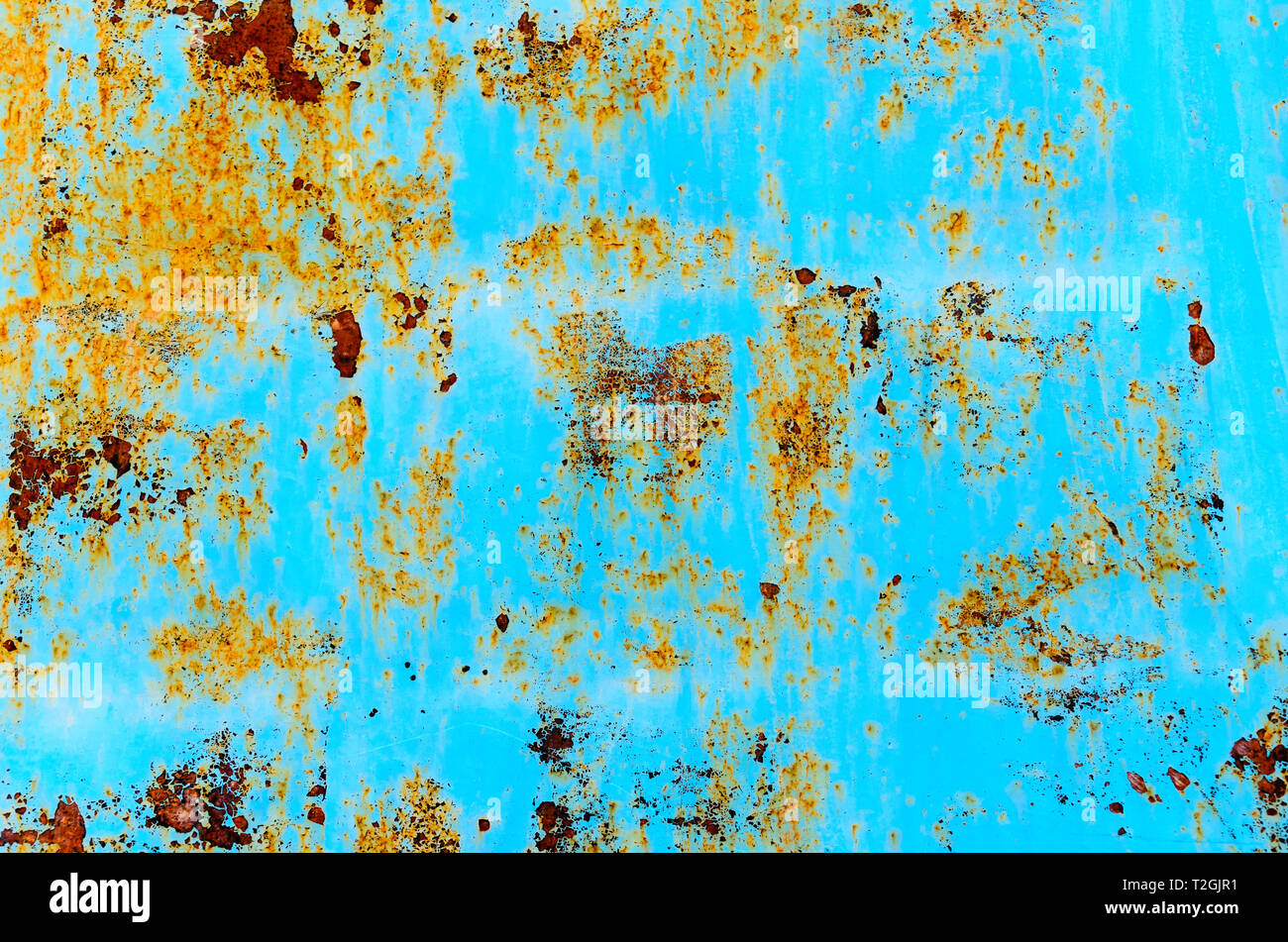 Blau rostige Textur Stockfoto
