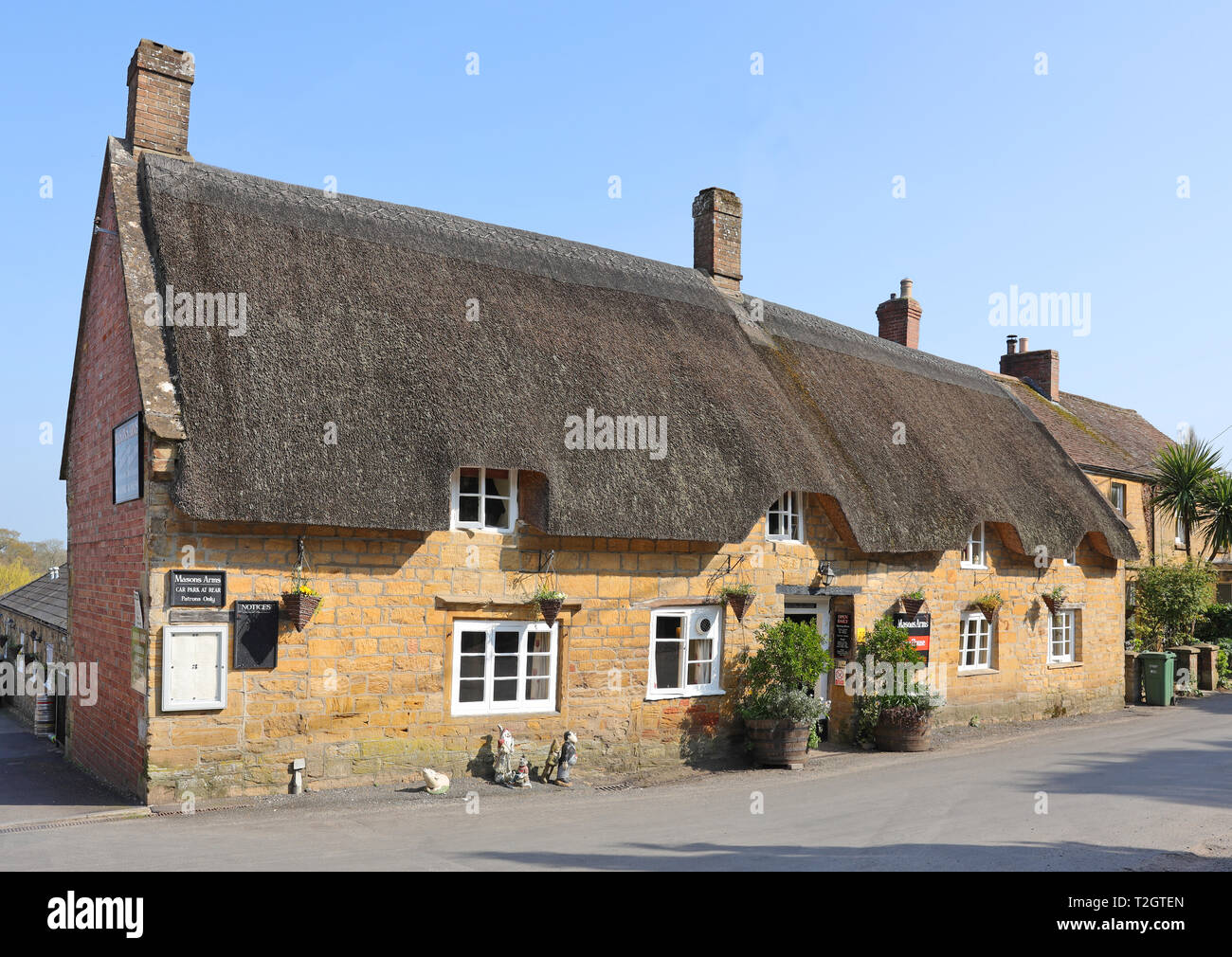 Masons Arms Odcombe Somerset UK Stockfoto