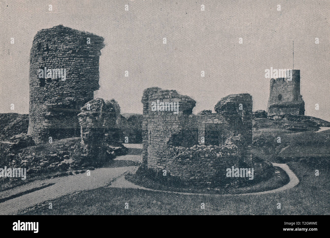 Aberystwyth Castle Stockfoto