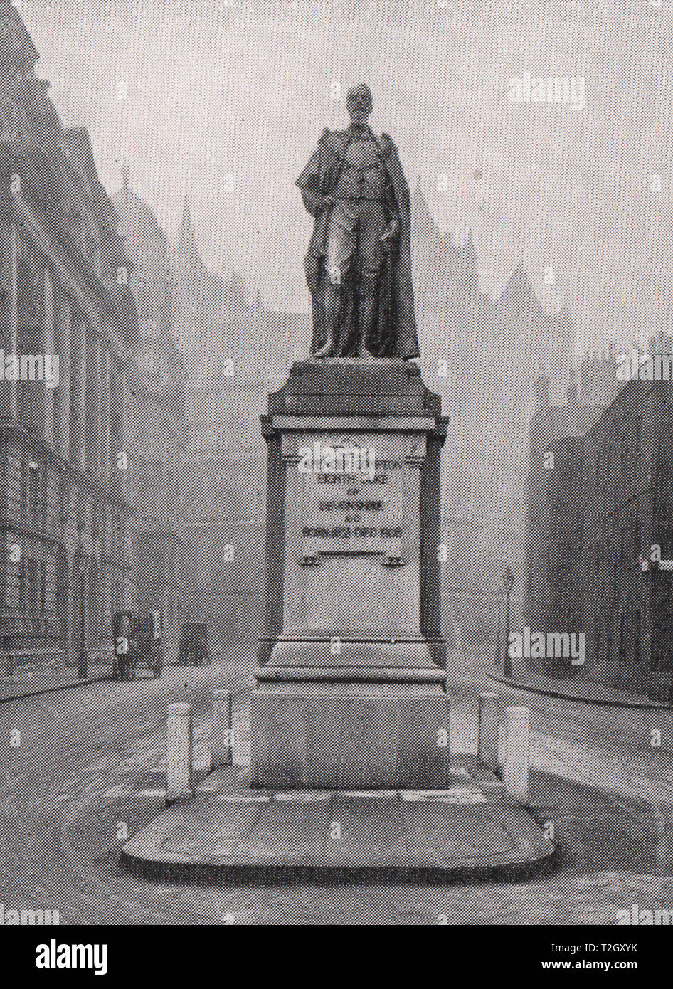 Herzog von Devonshire Statue, Whitehall Stockfoto
