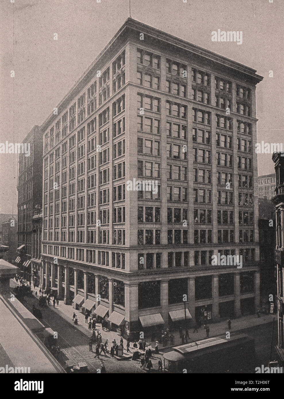 Händler Darlehen und Trust Company Gebäude; nordwestlichen Ecke Adams und  Clark Straßen Stockfotografie - Alamy