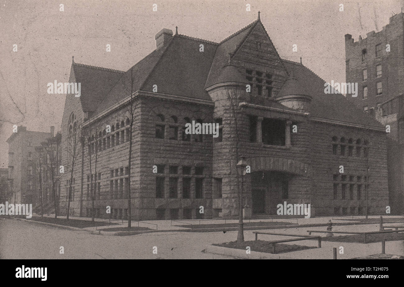 Der Chicago Historical Society Gebäude; bei 142 48th Avenue, ist durch die Chicago Historical Society besetzt Stockfoto