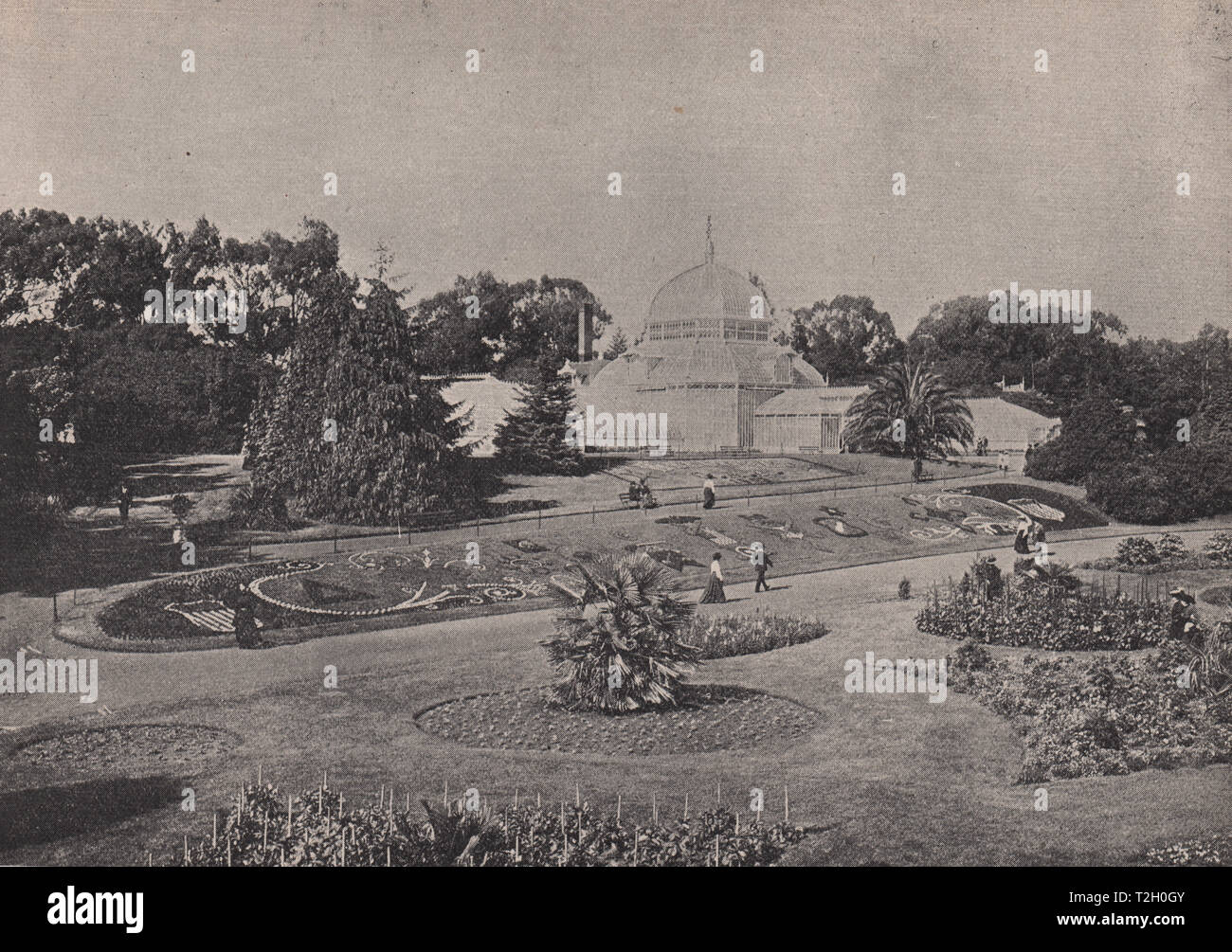 Wintergarten, Golden Gate Park. Es ist nach dem Königlichen Konservatorium in Kew, England modelliert Stockfoto