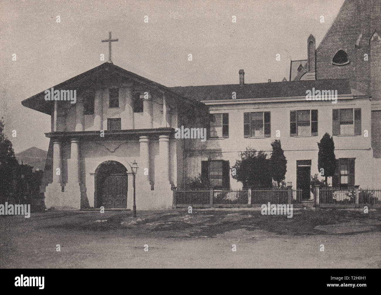 Mission Dolores. Das älteste Gebäude in San Francisco, und die wichtigsten in der Mission der Kirche Stockfoto