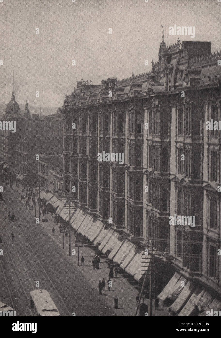 Blick auf die Market Street, San Francisco Stockfoto