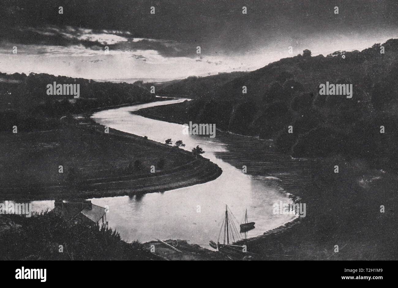 River Tamar unter Calstock Stockfoto