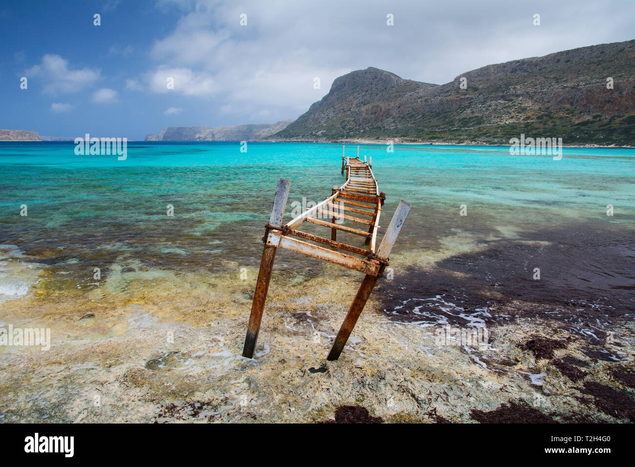 Lagune von Balos Stockfoto