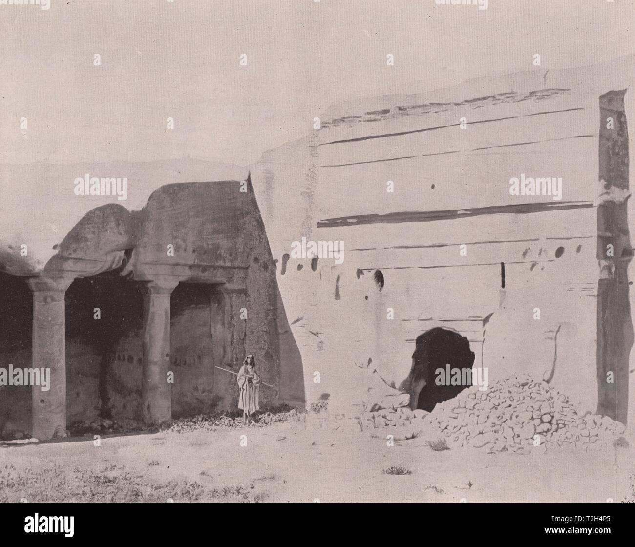 Petra - Ein weiteres Grab Stockfoto