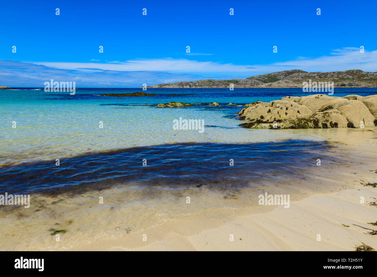 Achmelvich Beach in Highland, Schottland, Europa Stockfoto