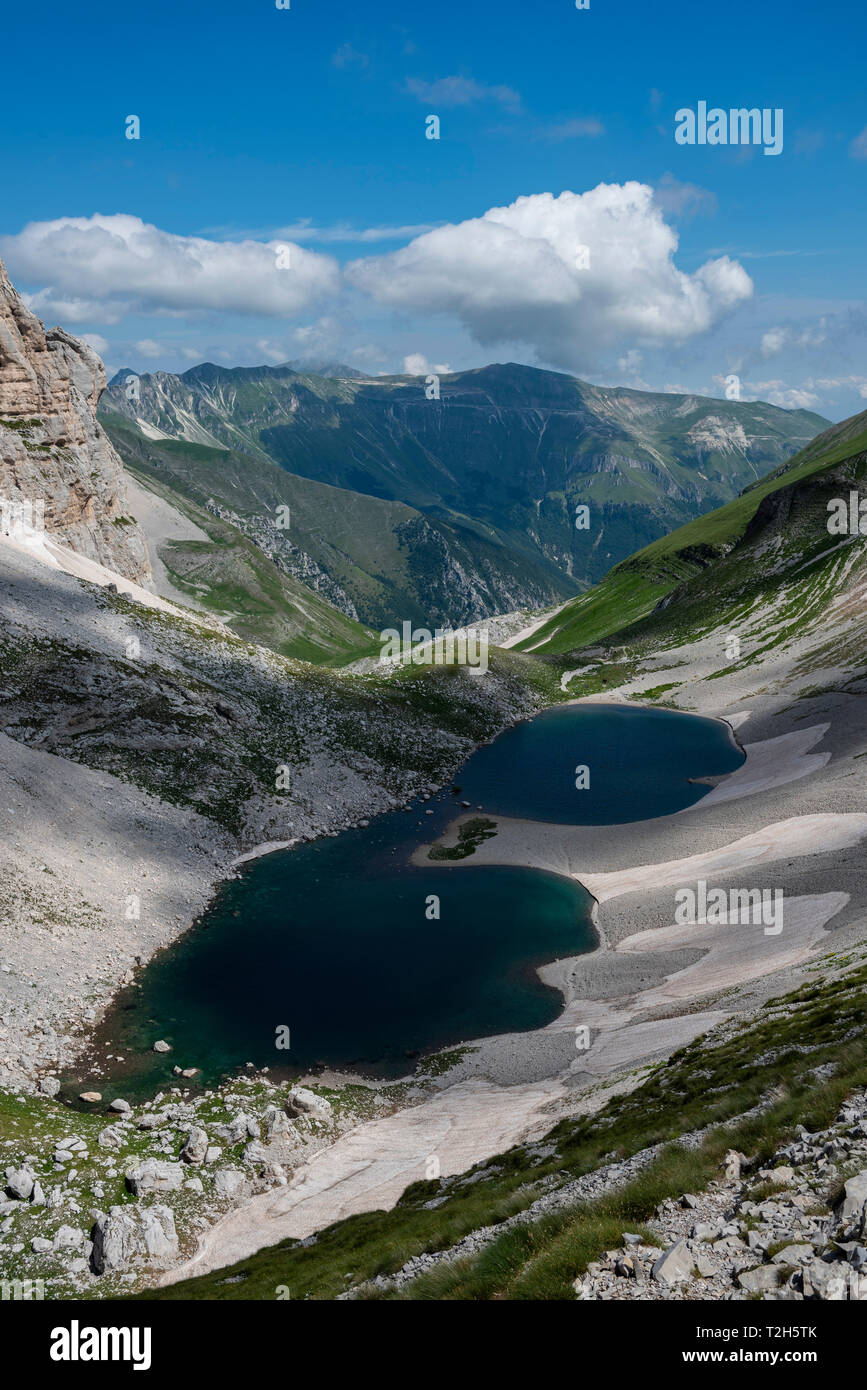 See Pilato durch die Sibillinischen Berge in Italien, Europa Stockfoto
