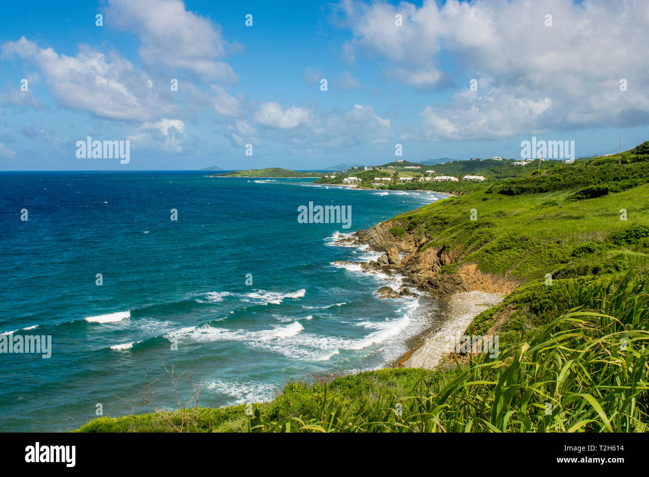 Küste von St. Croix, US Virgin Islands Stockfoto