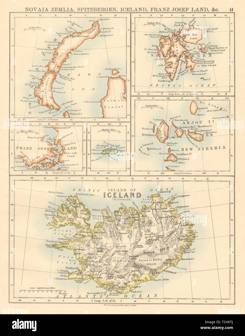 Spitzbergen karte Fotos und Bildmaterial in hoher Auflösung Alamy