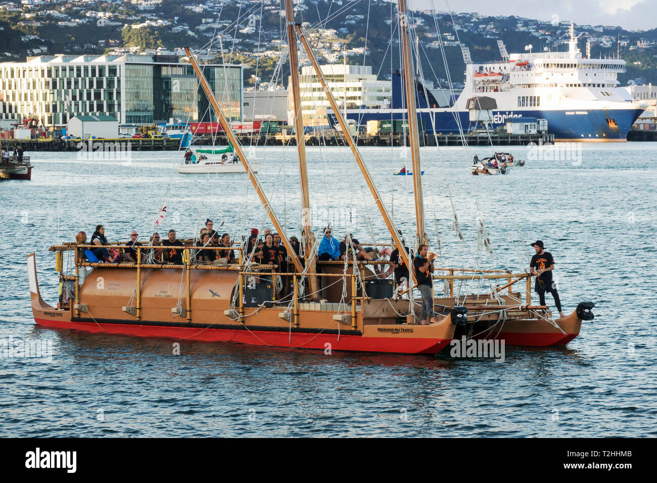 Twin geschält 2018 Waka Waka an Odyssey in Wellington, Neuseeland, Ozeanien Stockfoto