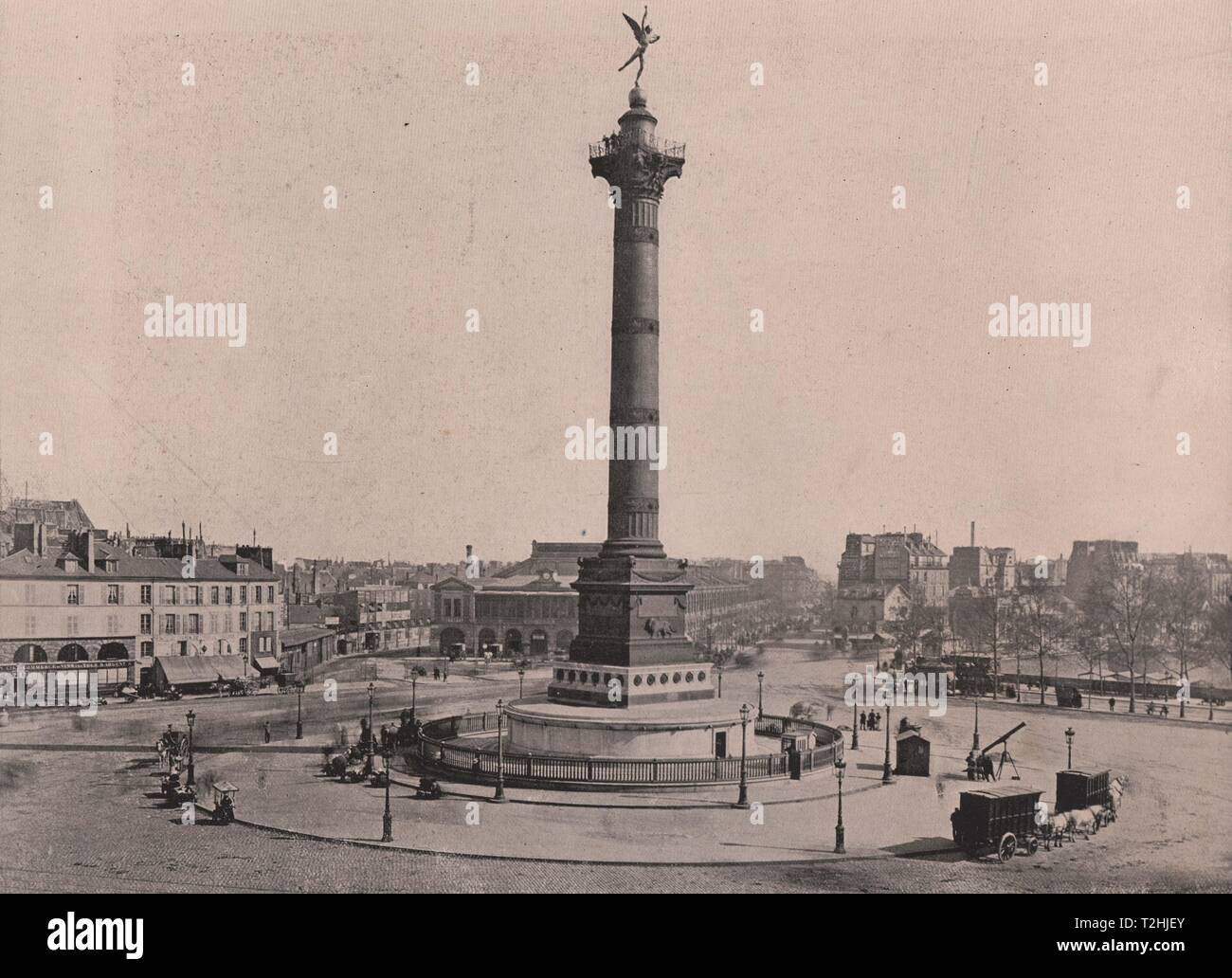 Der Juli Spalte, Paris Stockfoto
