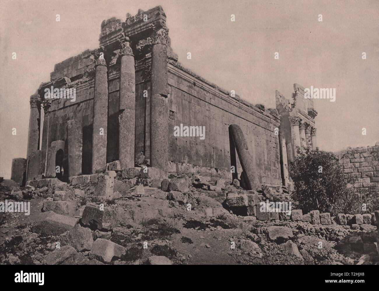 Tempel des Jupiter, Baalbek, Syrien Stockfoto