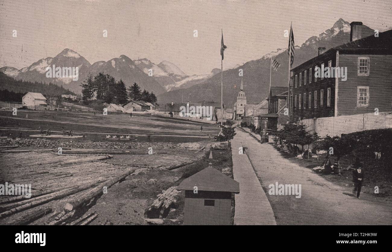 Indische Avenue, Sitka, Alaska Stockfoto