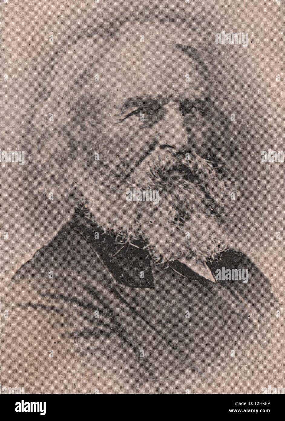 Henry W. Longfellow Stockfoto