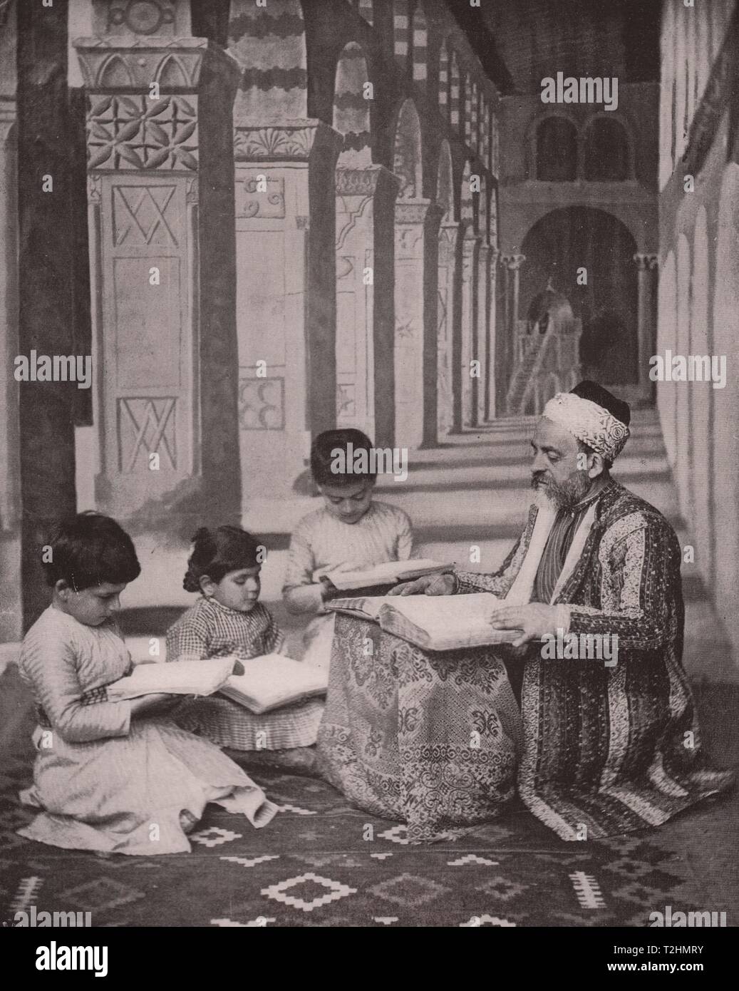 Arten von Syrien-muslimischen Schule Master Stockfoto