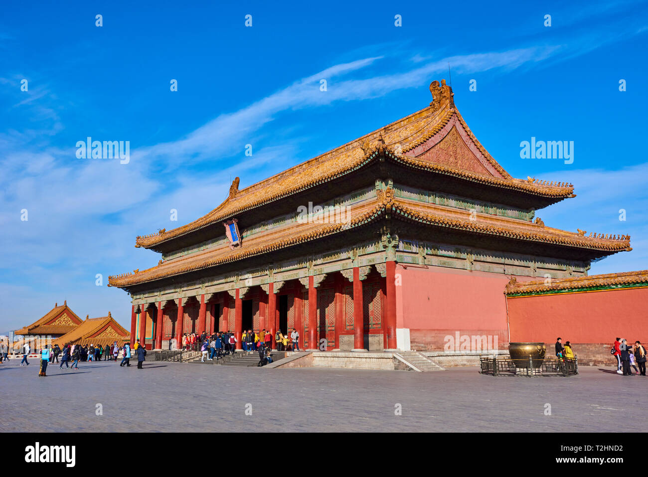 Halle der Höchsten Harmonie, Verbotene Stadt, Beijing, China, Ostasien Stockfoto