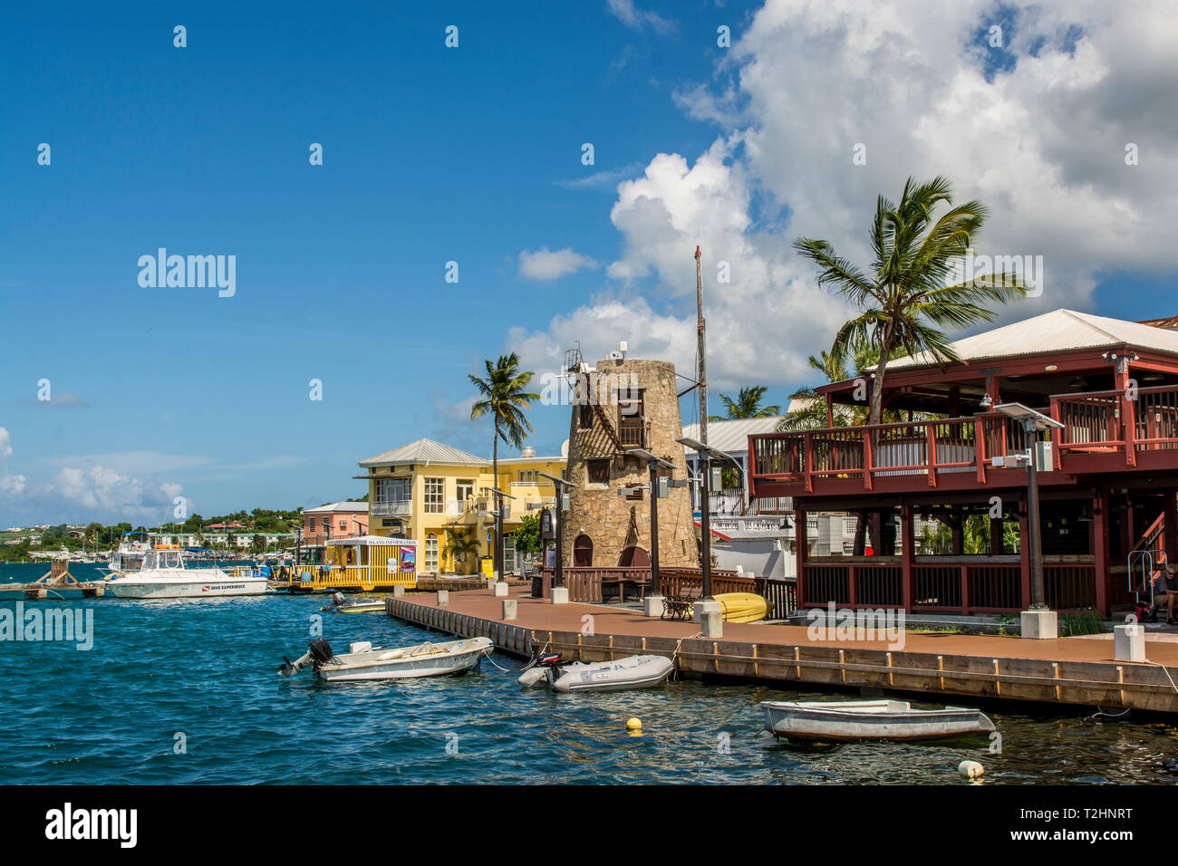 Hafen Christiansted, St. Croix, US Virgin Islands, Karibik Stockfoto