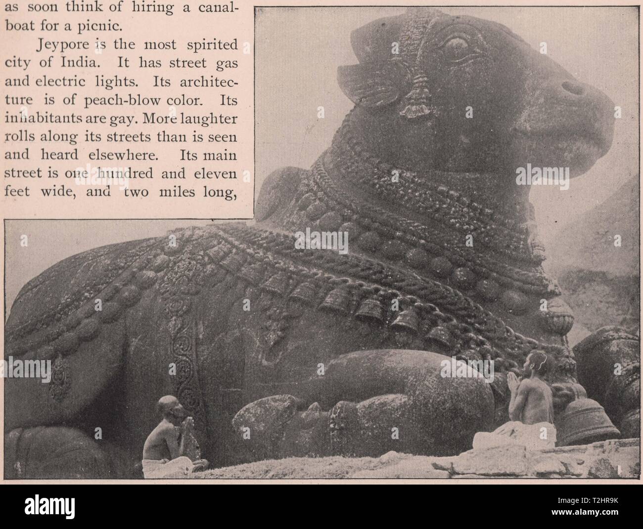 Von Shira Stier, aus massivem Fels gehauen, Mysore Stockfoto