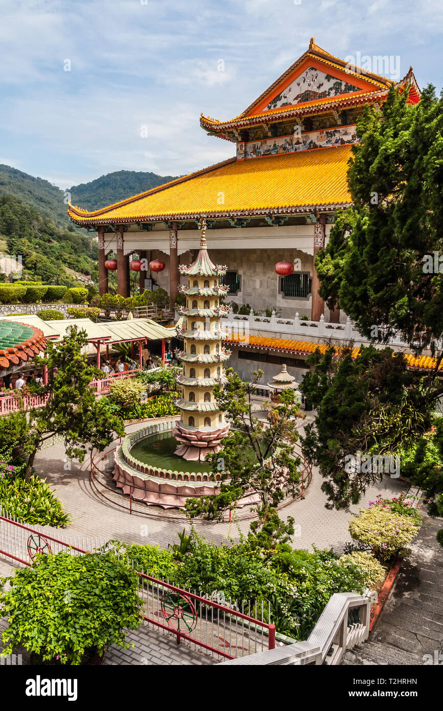 Kek Lok Si Tempel, in dem prunkvollen Buddhistischen Tempel, Insel Penang, Malaysia Stockfoto