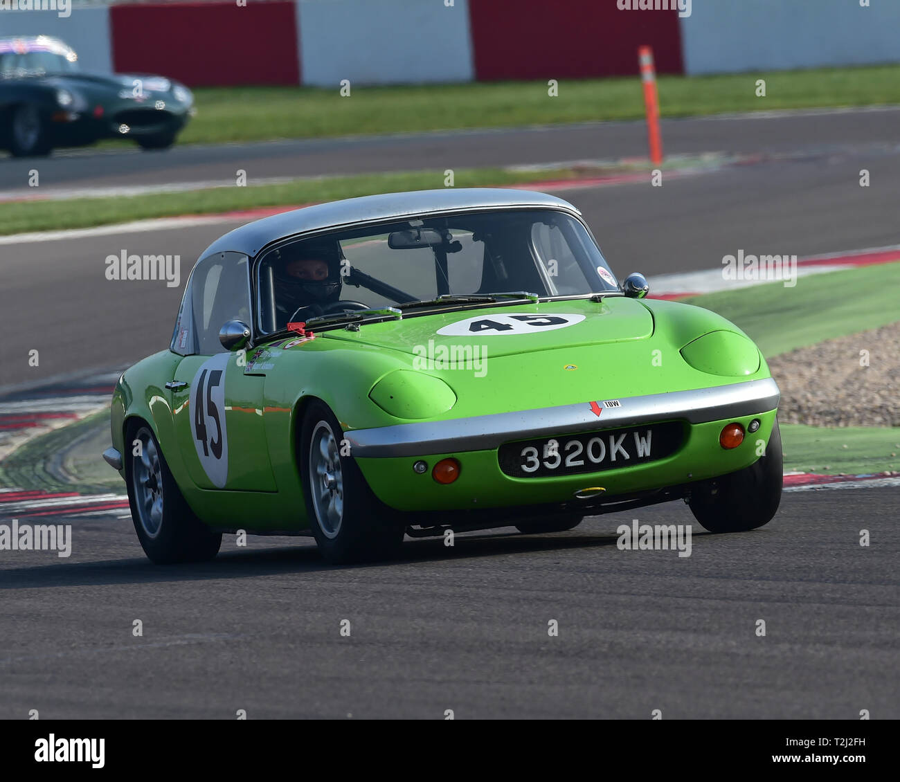 Rupert Ashdown, Lotus Elan, 70er Sport Straße Meisterschaft, HSCC, Öffner, Samstag, den 30. März 2019, Donington Park, Rundstrecke, CJM Hg Stockfoto