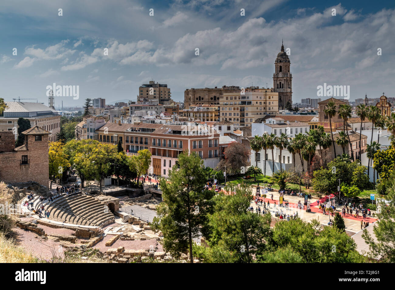 Malaga, Andalusien, Spanien Stockfoto