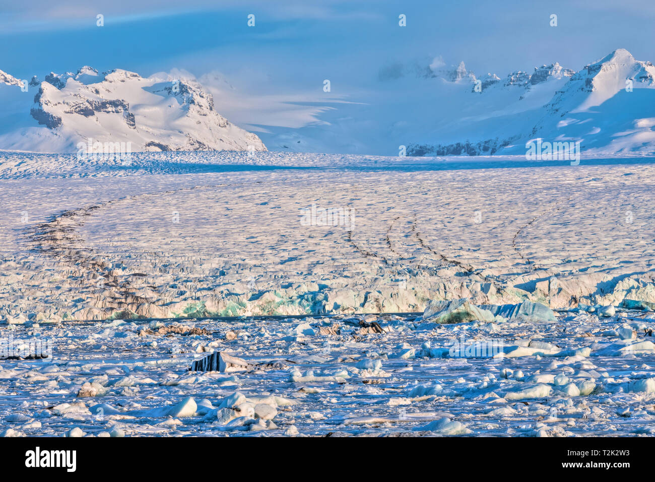 Jokulsarlon, Eis Lagune, Austurland, Island, Europa Stockfoto