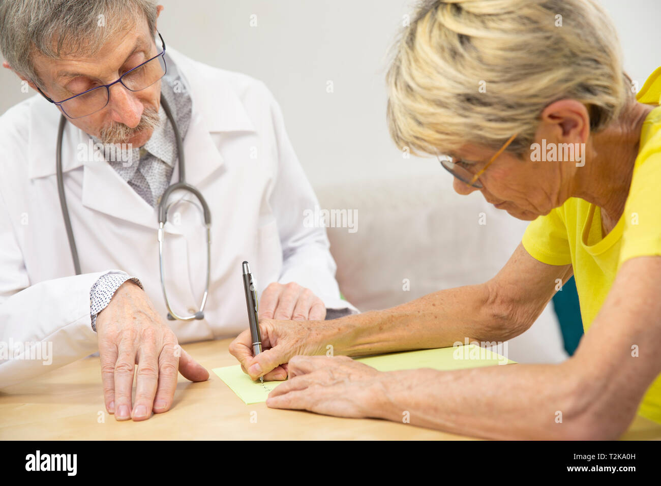 Parkinson-Erkrankung Stockfoto