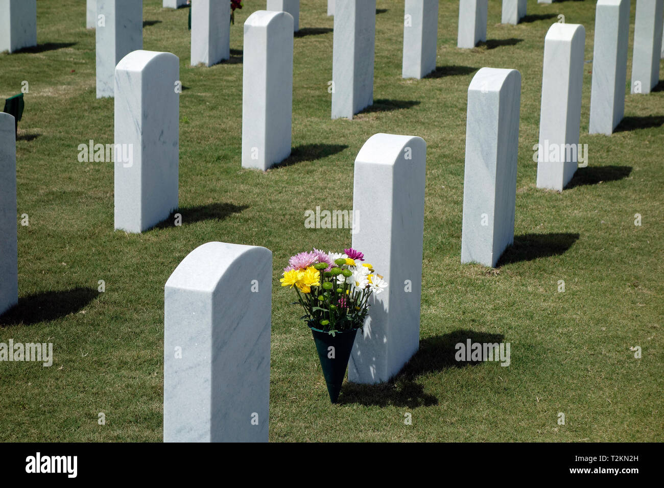 US Military Veterans Friedhof Stockfoto