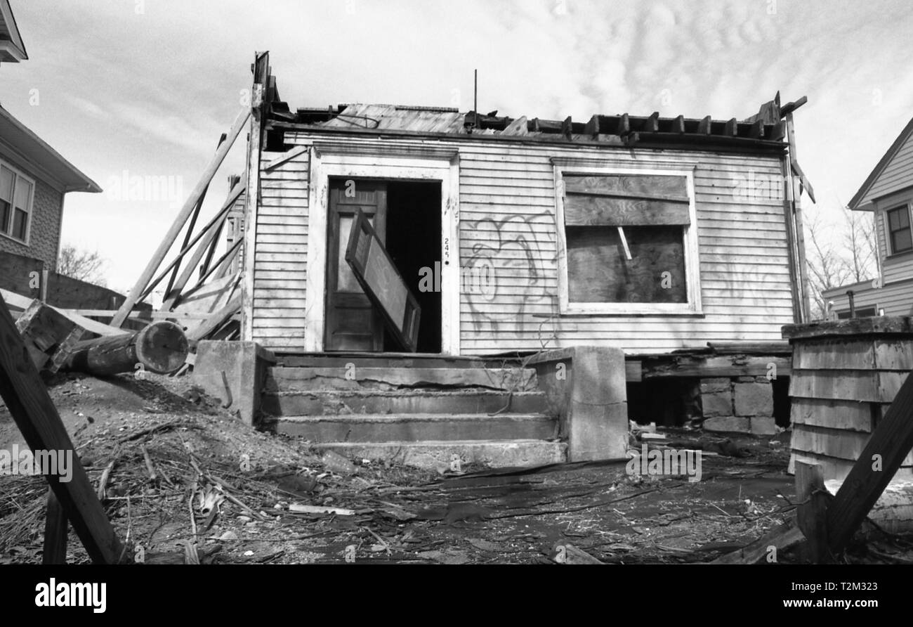 Verlassene Gebäude-Bay Ridge Stockfoto