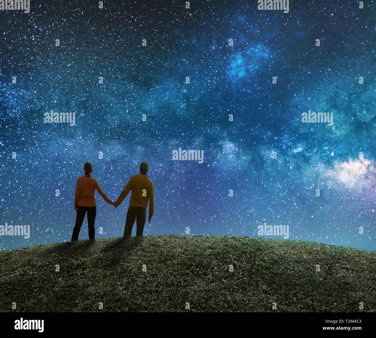 Couple Looking At Stars, 1 371 Couple Looking At Night Sky Stock Photos Pictures Royalty Free Images Istock, Their last attempt to become happy together was made in november, 2015 but the young people were together just within a month.