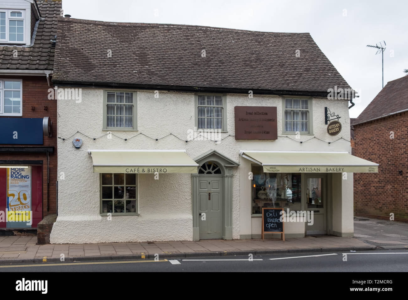 Das Brot Sammlung Handwerker Bäckerei und Spiga Bistro im Dorf Knowle in der Nähe von Solihull, West Midlands Stockfoto