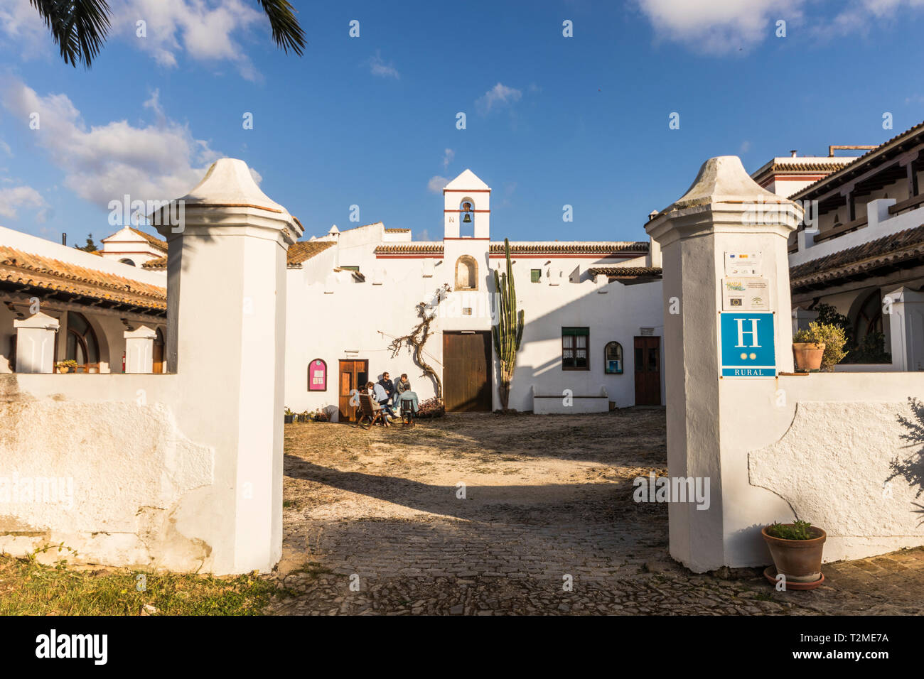 Barbate Spanien Das Palomar De La Brena Einem 18 Jahrhundert Ranch Und Immobilien In Der Provinz Cadiz Andalusien Stockfotografie Alamy