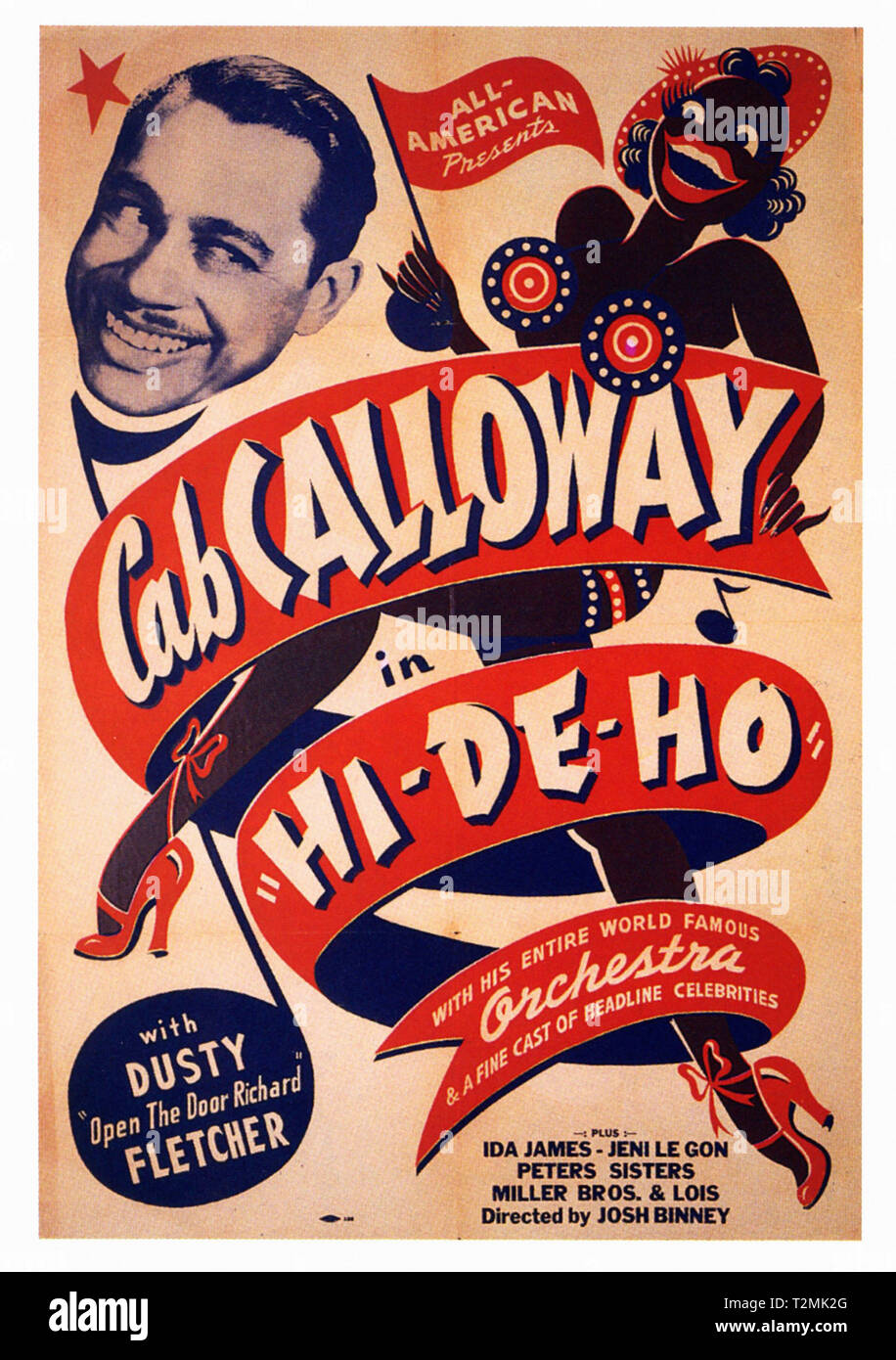 Cab Calloway - Vintage concert Poster Stockfoto