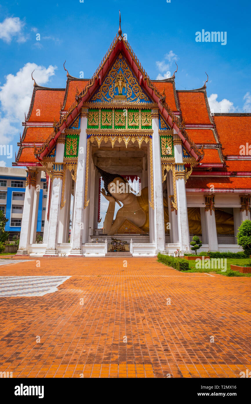 Buddha im Wat Hai Yai Nai Tempel, Thailand Stockfoto